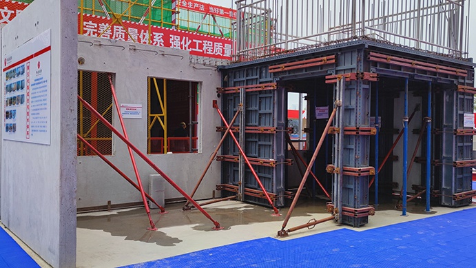 南昌市政建設(shè)集團承辦2022年南昌市建筑工程安全生產(chǎn)標(biāo)準(zhǔn)化示范觀摩會